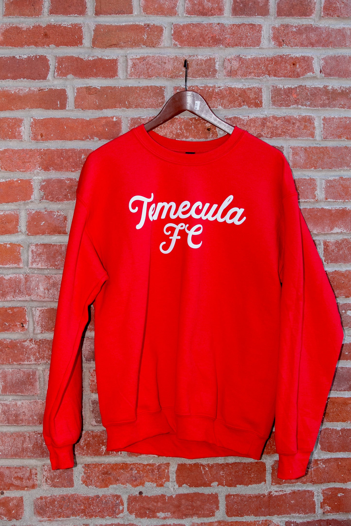 Temecula FC Puff Letter Sweater Red