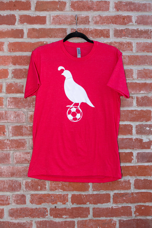 Red Quail on Ball T-Shirt