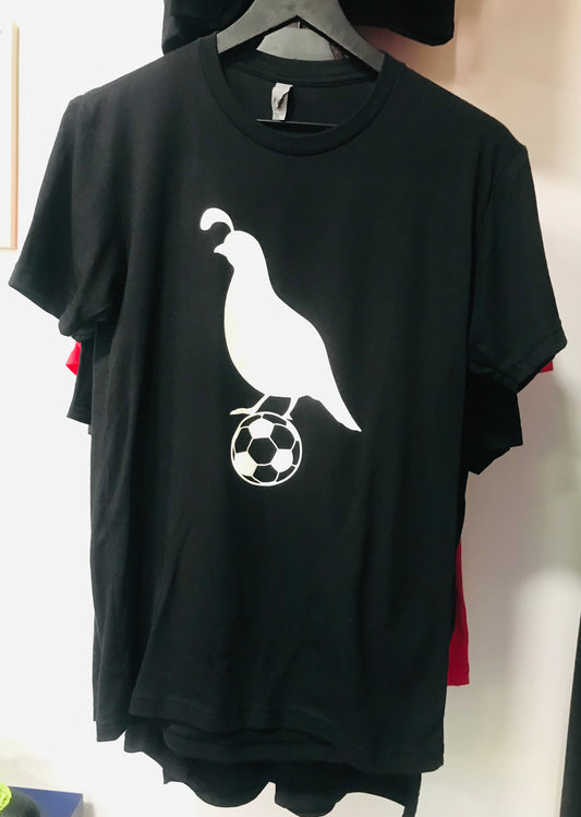 Black Quail on ball T-Shirt